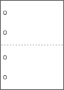 A4ミシン目入り用紙